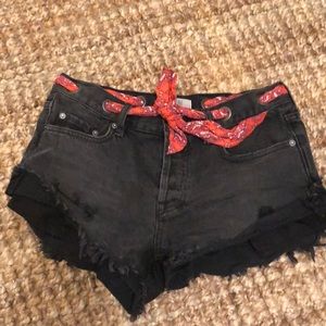 Black Free People Shorts Size 26